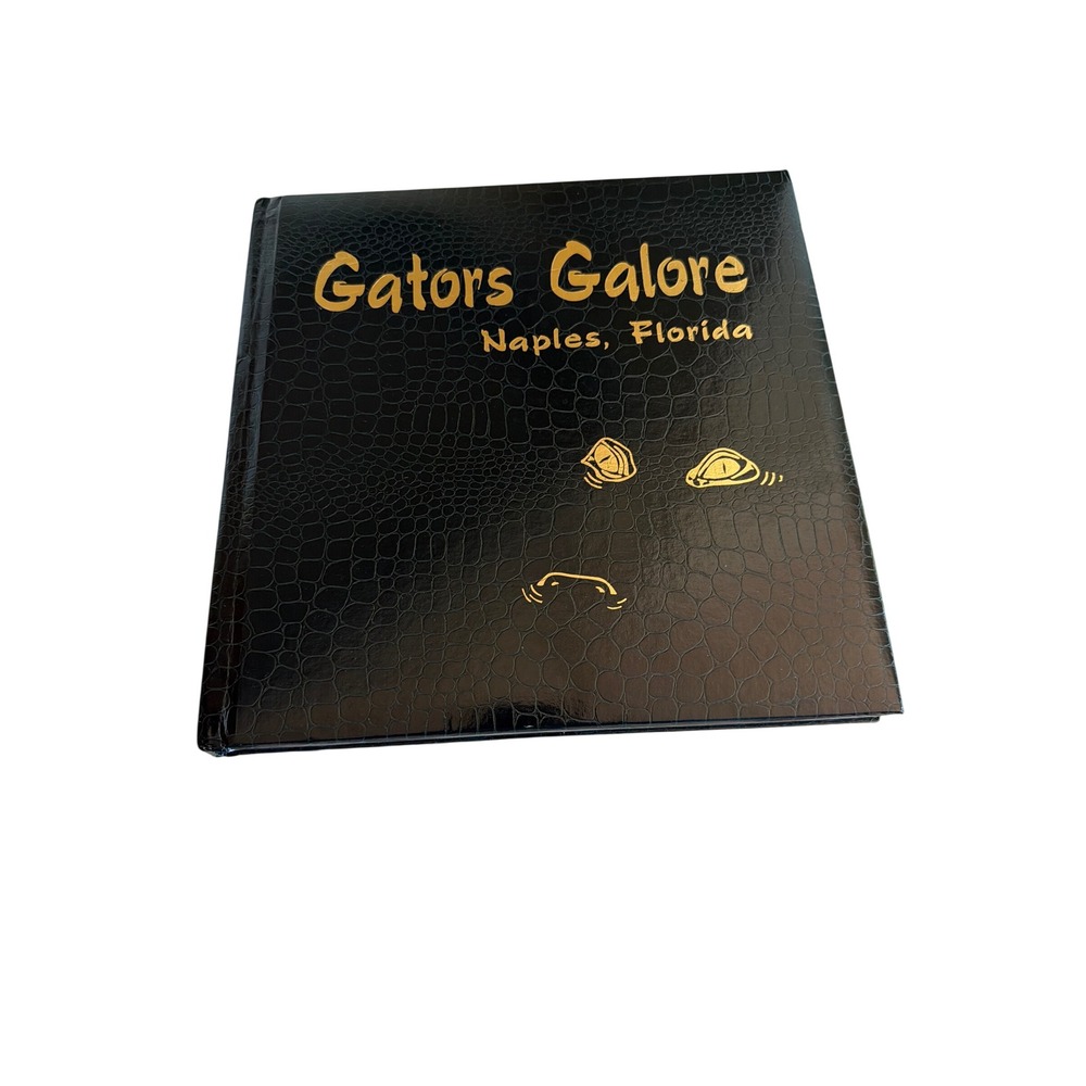 Gators Galore Naples Florida Book Black Hardcover 2002 Art Photography Kraus